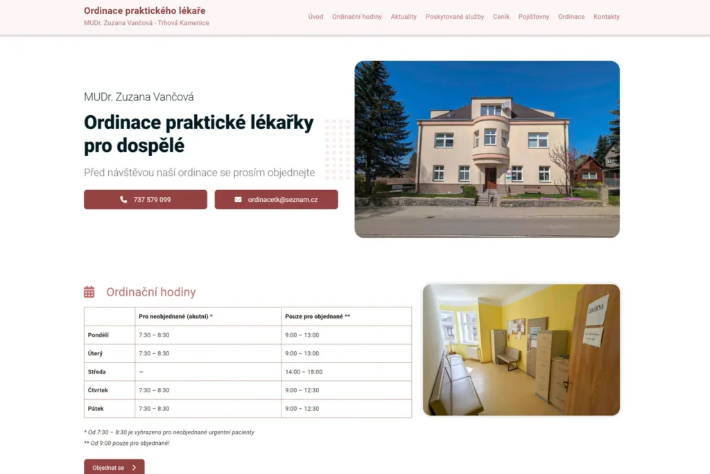 Webové stránky - General Practitioner